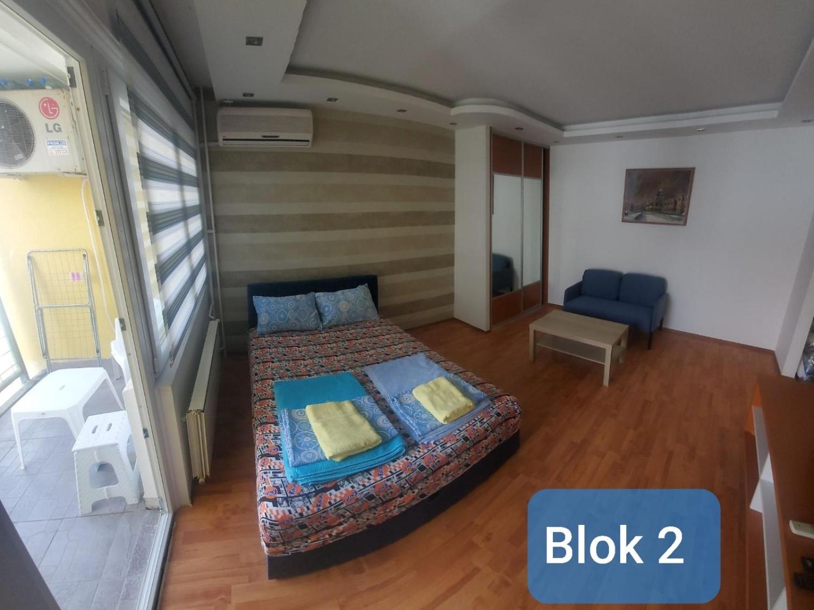 Apartman Blok Appartement Belgrado Buitenkant foto